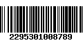 Código de Barras 2295301008789