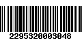 Código de Barras 2295320003048