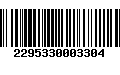 Código de Barras 2295330003304