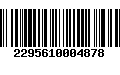 Código de Barras 2295610004878