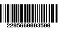 Código de Barras 2295660003500