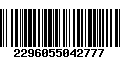 Código de Barras 2296055042777