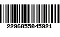 Código de Barras 2296055045921