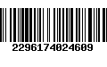 Código de Barras 2296174024609