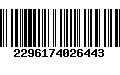 Código de Barras 2296174026443