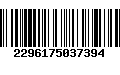 Código de Barras 2296175037394