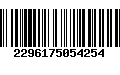 Código de Barras 2296175054254