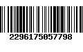 Código de Barras 2296175057798