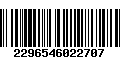 Código de Barras 2296546022707