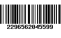 Código de Barras 2296562045599