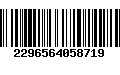 Código de Barras 2296564058719