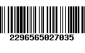 Código de Barras 2296565027035