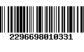 Código de Barras 2296698010331