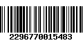 Código de Barras 2296770015483