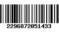 Código de Barras 2296872051433