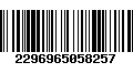 Código de Barras 2296965058257