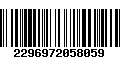 Código de Barras 2296972058059