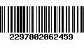 Código de Barras 2297002062459