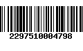 Código de Barras 2297510004798