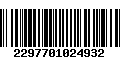 Código de Barras 2297701024932