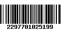 Código de Barras 2297701025199