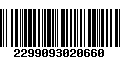 Código de Barras 2299093020660