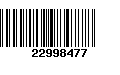 Código de Barras 22998477