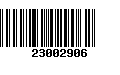 Código de Barras 23002906