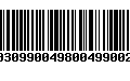 Código de Barras 230030990049800499002494