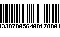 Código de Barras 230033870056400178001002