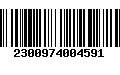 Código de Barras 2300974004591