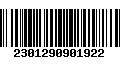 Código de Barras 2301290901922