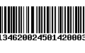 Código de Barras 230134620024501420003484