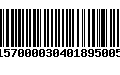 Código de Barras 230157000030401895005764