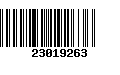 Código de Barras 23019263