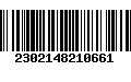 Código de Barras 2302148210661