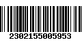 Código de Barras 2302155005953