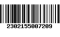 Código de Barras 2302155007209