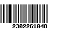 Código de Barras 2302261048