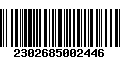 Código de Barras 2302685002446