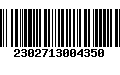 Código de Barras 2302713004350