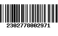 Código de Barras 2302778002971