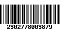 Código de Barras 2302778003879