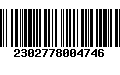 Código de Barras 2302778004746