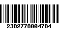 Código de Barras 2302778004784