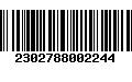 Código de Barras 2302788002244