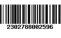 Código de Barras 2302788002596