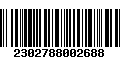 Código de Barras 2302788002688