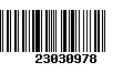 Código de Barras 23030978