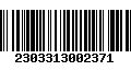 Código de Barras 2303313002371